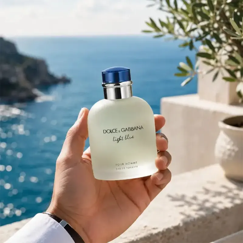 عطر دولچه گابانا لایت بلو مردانه 2 ادکلن دولچه گابانا لایت بلو مردانه اورجینال